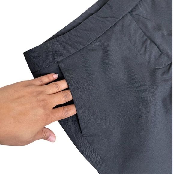 DKNY Womens Black Flare Leg Pants Size 4 - Picture 4 of 13